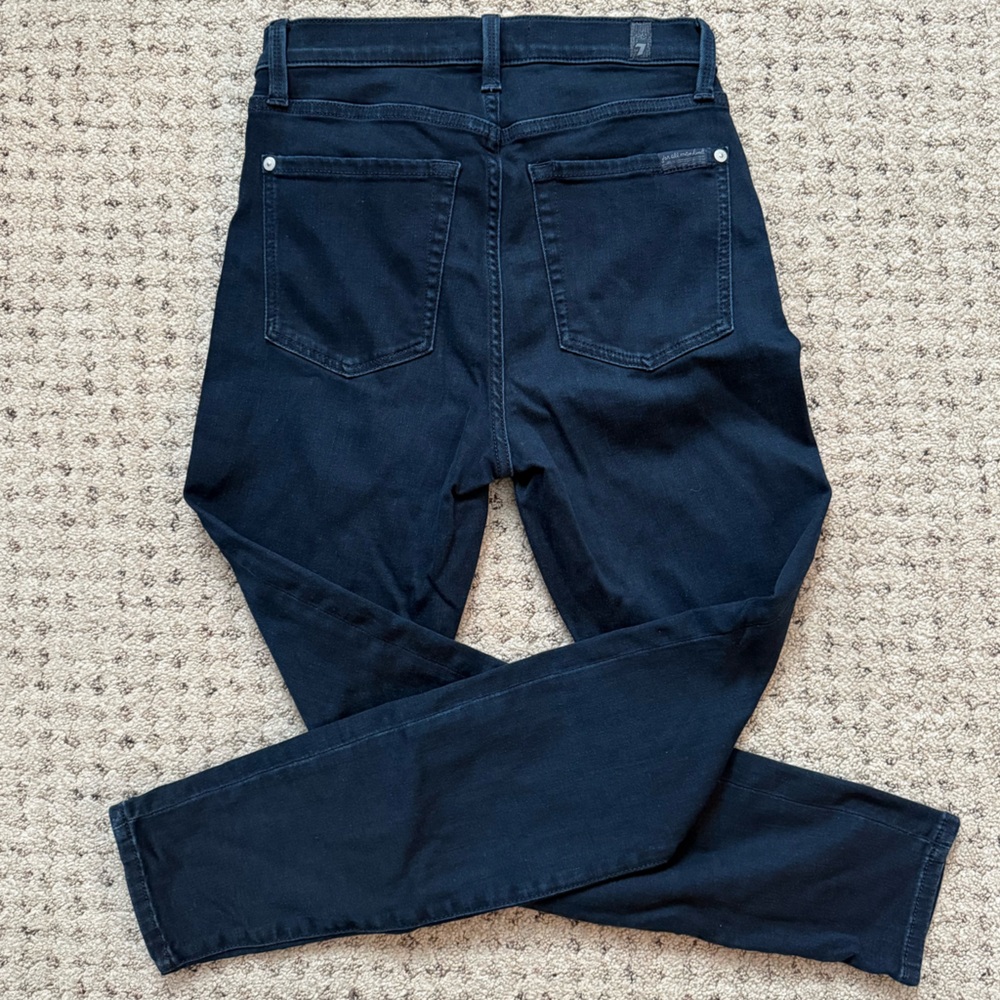 7 For All Mankind the high waist ankle skinny jeans - Picture 3 of 9